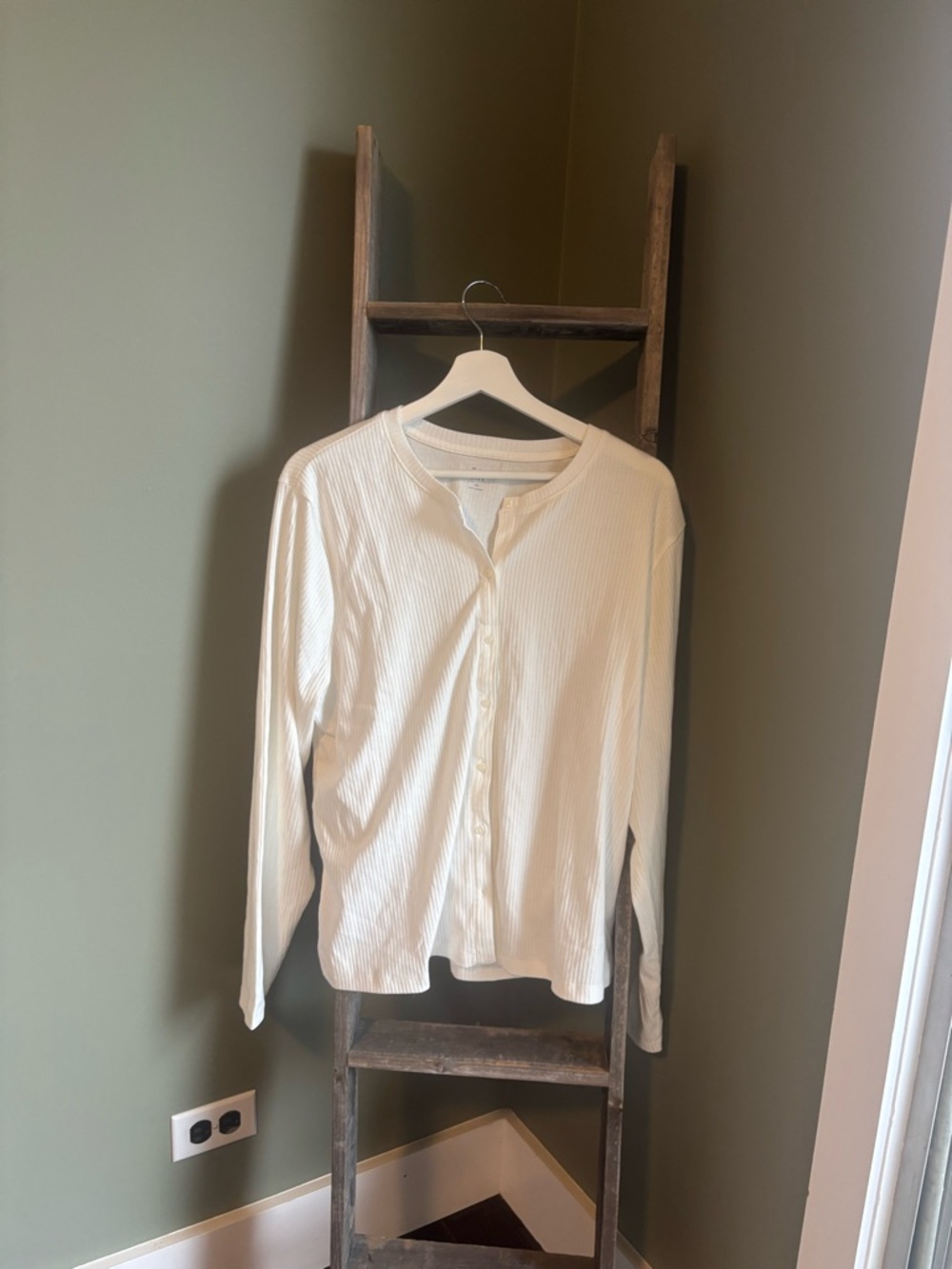 Gap Ribbed Button Front Shirt - Picture 4 of 7
